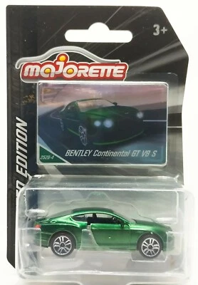 Пакет с картой Majorette Bentley Continental GT V8 S зеленый металлик 1:64 (3 дюйма) - Изображение 1 из 4