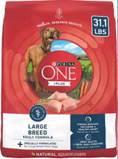 Purina ONE Natural Large Breed +Plus Formula Dry Dog Food, 31.1-lb