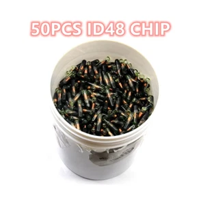 50Pcs Aftermarket ID48 Transponder Chip Car Key Chip Blank OEM ID48 Chip Auto Tr - Picture 1 of 6