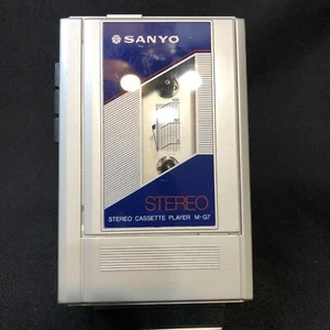 Sanyo M-G7 Portable Stereo Cassette Player - Tested and Working - Picture 1 of 9