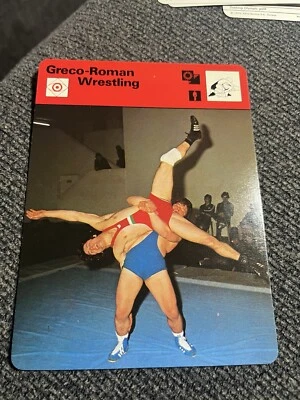 Tarjeta de lucha grecorromana Sportscaster (1977 Lausana 03 005 14-05) Foto 1 de 2