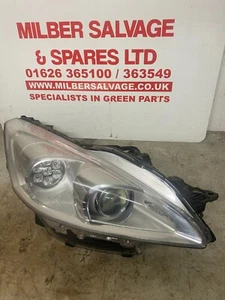 PEUGEOT 508 ESTATE 14 PLATE DRIVERS SIDE O/S HEADLIGHT XENON LED TYPE - Picture 1 of 2