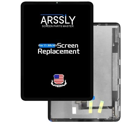 ARSSLY For iPad Pro11 3rd 4th Gen Screen Replacement for A2301 Display Touch Digitizer