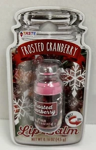 Taste Beauty Frosted Cranberry Flavored Twist Up Jar Lip Balm - Bild 1 von 4