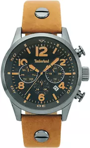 Men's Watch Timberland Multifunction Leather Strap Bag Backpack Gift New - Picture 1 of 4