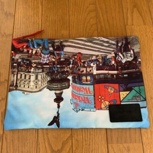 Vivienne Westwood Anglomania Clutch Bag Pouch Zip closure Piccadilly Circus JP - Picture 1 of 5