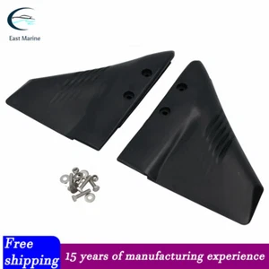 Dolphin fin hydrofoil for outboard motor and Stern Out Drive Motor Black - Picture 1 of 6