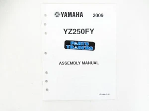 NOS Genuine Yamaha Dealer Factory Assembly Manual YZ250F YZ 250F 2009 - Picture 1 of 2