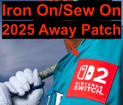 Nintendo Switch Patch Seattle Mariners Ad PATCH Baseball Jersey Nintendo Patch - Image 1 of 2