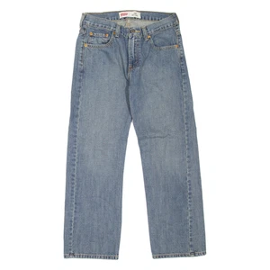 Pantalones de mezclilla LEVI'S 550 para niños azules relajados rectos lavado a la piedra W32 L27 - Imagen 1 de 6