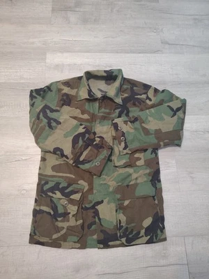 De colección Ejército de Estados Unidos Bosque Abotonado Para Hombre Grande Verde M81 Camuflaje Ejército Carga Foto 1 de 4