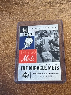 2001 Upper Deck Legends Of New York # 82 1969 The Miracle Mets - Image 1 of 2