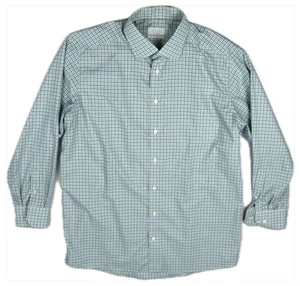 ETON SHIRT Mens Trunk Club Check Multi Color Contemporary Cotton 17 /43 New $270 - Picture 1 of 7