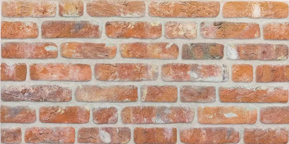 Wandverkleidung Steinoptik 3D Wandpaneele Backstein Hellrot EPS Styropor Klin... - Bild 1 von 1