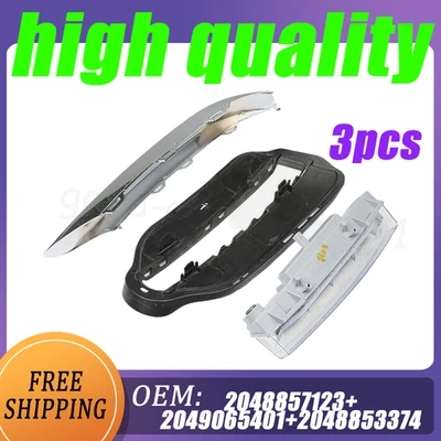 3pcs Left Front Fog Driving Light ASSY for Mercedes Benz W166 ML400 X204 GLK350 - Изображение 1 из 4