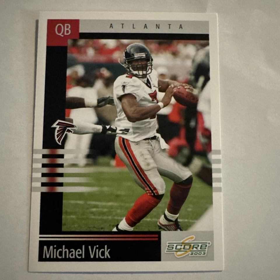 2003 Score - Michael Vick #154, Atlanta Falcons - Image 1 of 3