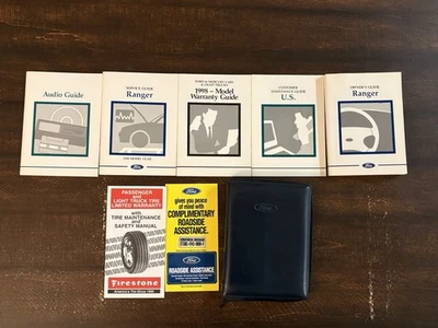 Ford Ranger 1998 manual del propietario con estuche de cuero OEM todo en excelente estado Foto 1 de 4