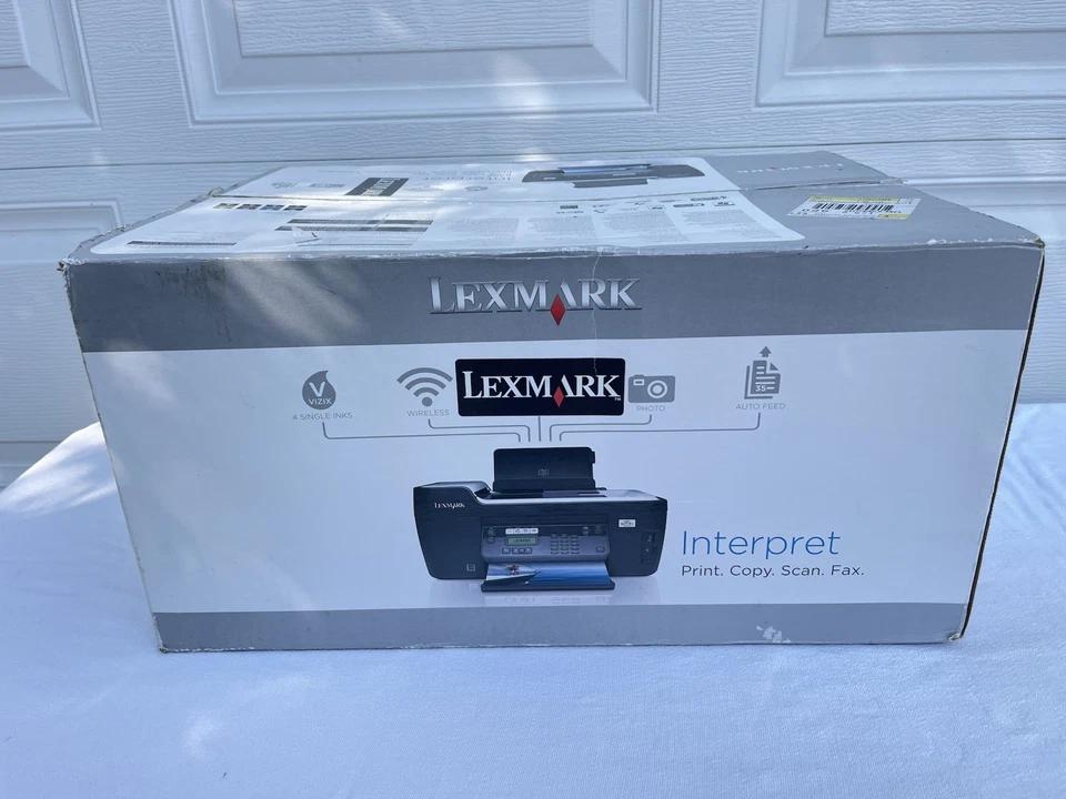 New!!Lexmark Interpret S405  Color Photo Inkjet Printer Copy Wireless - Image 1 of 4