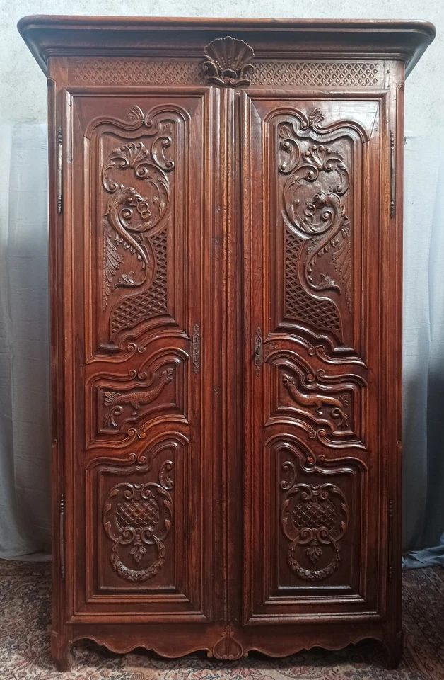Armoire Renaissance en chêne - Photo 1/4