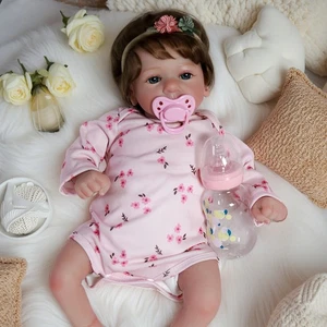 Muñecas Bebé Renacido Realistas Vinilo Silicona Vida Real Recién Nacido Encantadora Niña Muñeca EE. UU. - Imagen 1 de 6
