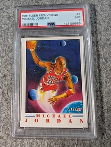 Fleer Pro-Visions #2 1991 Michael Jordan - PSA 7 casi nuevo - Chicago Bulls GOAT - Imagen 1 de 1