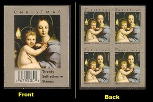 US 4570 Natale Madonna del Candelabro Forever blocco etichetta MNH 2011 - Foto 1 di 1