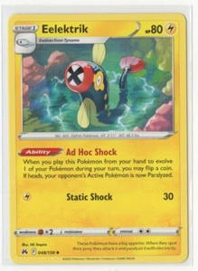 Pokemon Crown Zenith - 048/159 Eelektrik - Picture 1 of 1