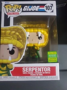 G.I. Joe Serpentor Funko Pop 107 Official SDCC 2022 Sticker - Picture 1 of 2