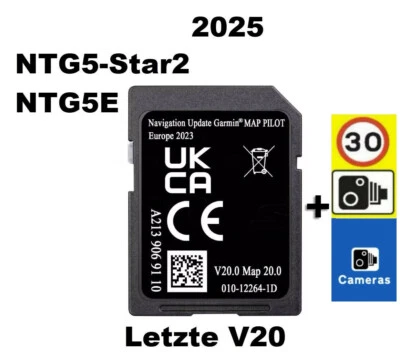 V20 2024-25 MERCEDES BENZ GARMIN MAP PILOT NTG5 STAR2 NTG5E SD-KARTE GLC,C,E,V,X - Bild 1 von 4