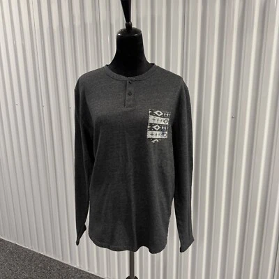 Volcom Men’s Gray Long Sleeve Shirt Size Large - Image 1 of 4