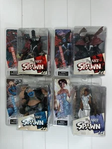 McFarlane The Art of Spawn Serie 27 Set Konvolut 4 Actionfiguren - Bild 1 von 15