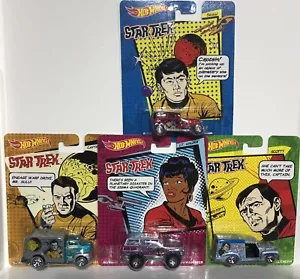 Hot Wheels Star Trek Real Riders Set of 4 sealed. - Picture 1 of 1