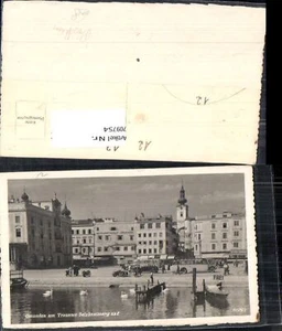 709754 Gmunden am Traunsee Bus Autobus Postbus Platz Hafen - Picture 1 of 1