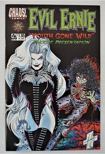 ¡CAOS! Cómics EVIL ERNIE YOUTH GONE WILD ENCORE #4 (DE 5) febrero 1997 casi nuevo - Imagen 1 de 7