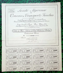 Algérie - Siège Paris XI ème 10 Place Voltaire - Rare Secteur de la Mort de 1927 - Picture 1 of 1