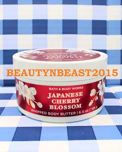BATH AND BODY WORKS - JAPANESE CHERRY BLOSSOM - WHIPPED BODY BUTTER - 6.5 OZ - Picture 1 of 1