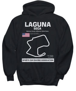 Track Outline Series Laguna Seca Circuit - Hoodie