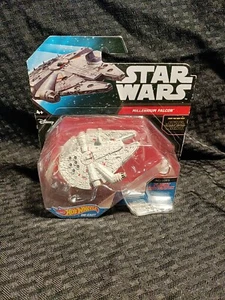 2014 Disney Hot Wheels Star Wars The Force Awakens #1 Millennium Falcon Die Cast - Picture 1 of 6