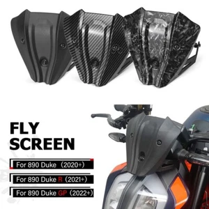 For Duke 890 Duke890 R GP Mini Windscreen Front Fly Screen Deflector - Foto 1 di 14