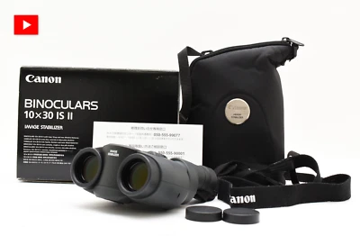 [MINT w/ Box & Case] Canon Binoculars 10x30 IS II 6° IMAGE STABILIZER From JAPAN - Image 1 of 4