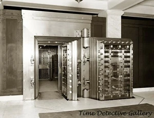 Old Colony Trust Company Bank Vault, Boston, Massachusetts - 1913 - Photo Print - Picture 1 of 1