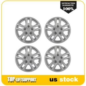 4x 12" inch Wheel Covers Snap On Full Hub Caps Hubcaps Fits R12 Tire & Steel Rim - Picture 1 of 10