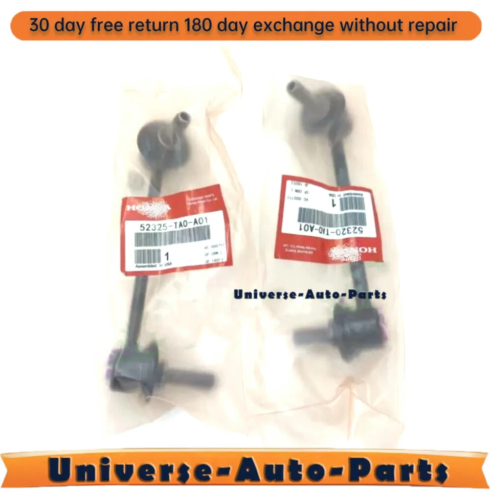 Barra estabilizadora trasera OEM 2 piezas enlace final apto para Honda Accord Acura TL TSX NSX Foto 1 de 3