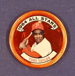 1964 Topps Coins #144 Tony Taylor AS VG to VGEX - Picture 1 of 2