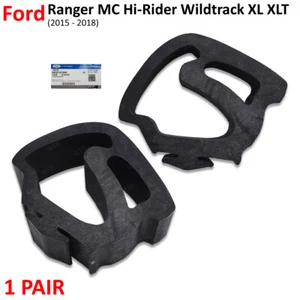 For Ford Ranger MC 2015 - 18 2x Side Rubber Hood Adjustable Bumper Bonnet - Picture 1 of 11