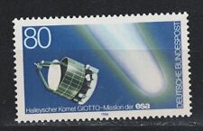UK Space Astronomy Halley Comet Giotto spaceship stamp 1986 MLH A-16