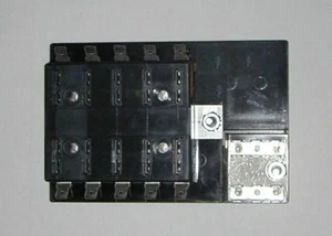 10 Fuse Panel WITH Grounds - uses ATO/ATC Fuses Hot Rod rat custom boat truck - Picture 1 of 2