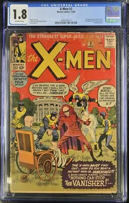 X-Men #2 CGC GD- 1.8 Off White 1st Appearance Vanisher! 2ª Aparición X-Men! Foto 1 de 2