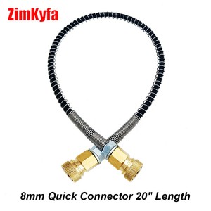 Hochdruckschlauch PCP Paintball Airsoft 8-mm-Schnellanschluss 63 MPa/9000 PSI