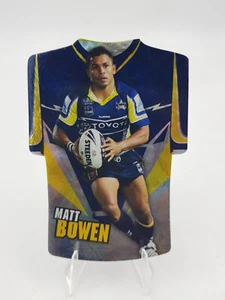 Matt Bowen JDC 101 Jersey Die Cut North Queensland Cowboys 2009 Select NRL Card - Picture 1 of 2